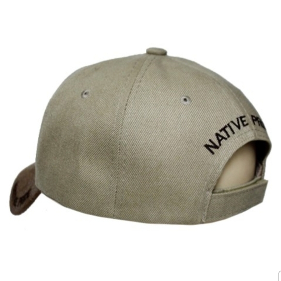 Native Pride Design Baseball Hat Leather Patch - Picture 2 of 2